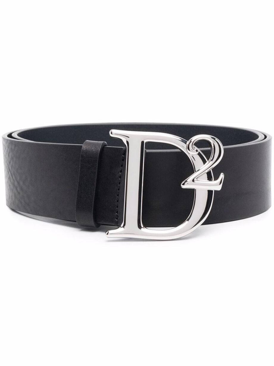 Imagem de: Cinto Dsquared2 Preto com Logo