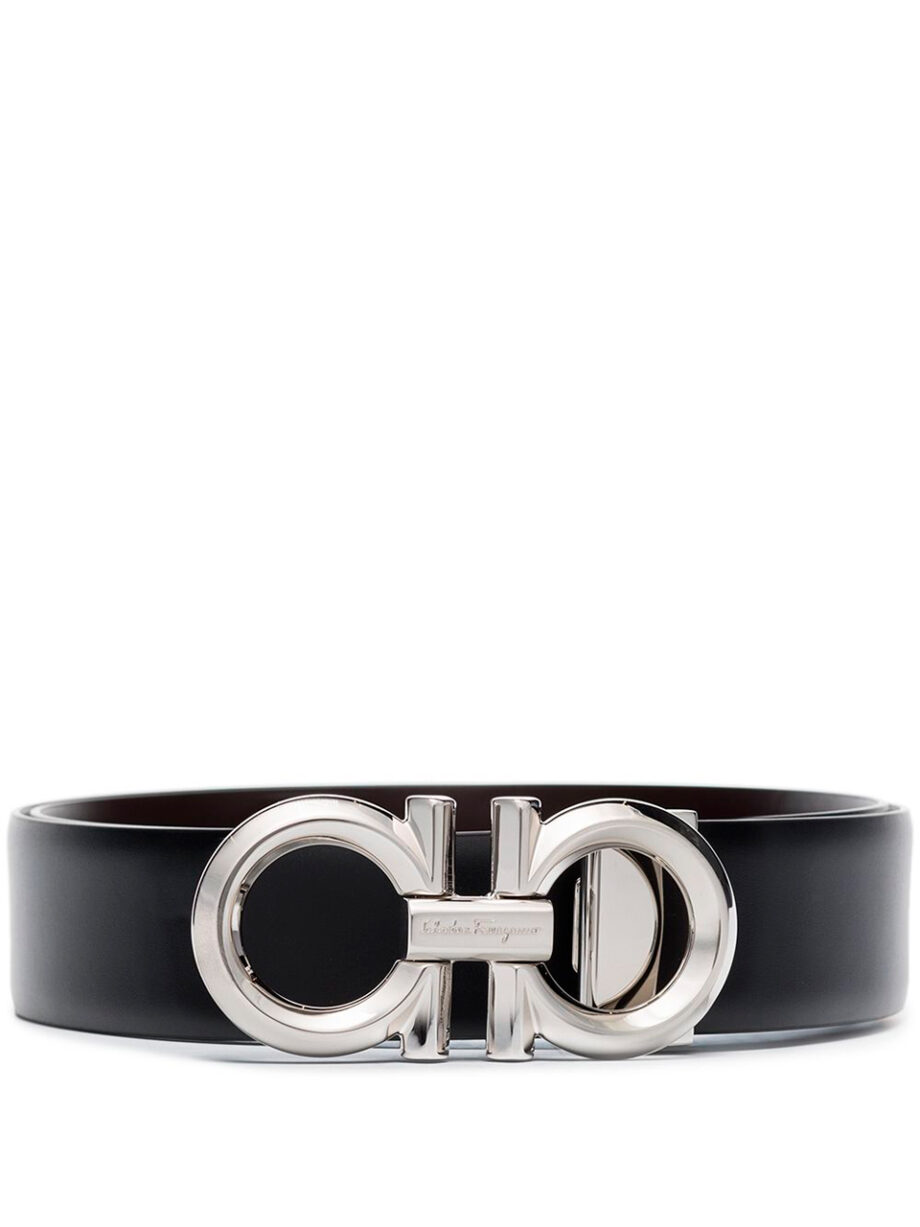 Imagem de: Cinto Salvatore Ferragamo Preto de Couro